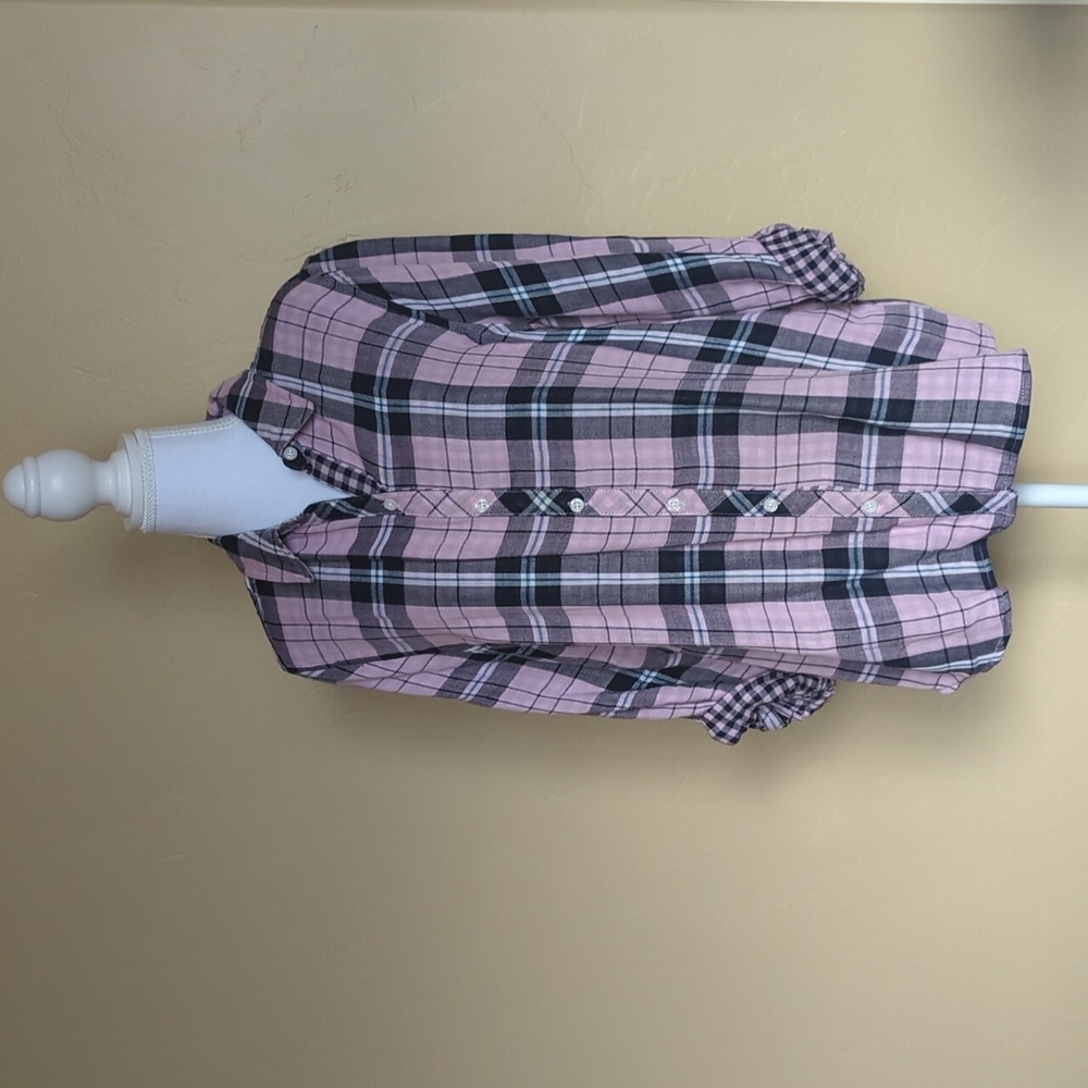 Pink Plaid Shirt